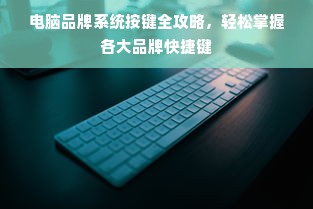 电脑品牌系统按键全攻略，轻松掌握各大品牌快捷键