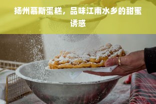 扬州慕斯蛋糕，品味江南水乡的甜蜜诱惑