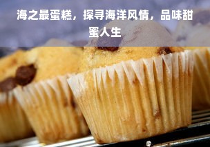 海之最蛋糕，探寻海洋风情，品味甜蜜人生