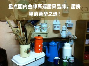 盘点国内金牌高端厨具品牌，厨房里的奢华之选！