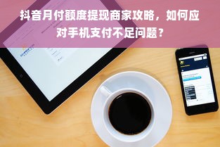 抖音月付额度提现商家攻略，如何应对手机支付不足问题？