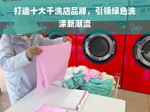 打造十大干洗店品牌，引领绿色洗涤新潮流