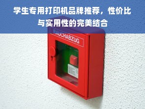 学生专用打印机品牌推荐，性价比与实用性的完美结合