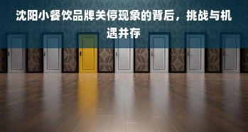 沈阳小餐饮品牌关停现象的背后，挑战与机遇并存