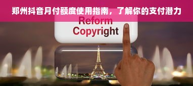 郑州抖音月付额度使用指南，了解你的支付潜力