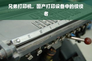 兄弟打印机，国产打印设备中的佼佼者