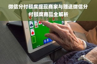微信分付额度提现商家与赠送微信分付额度商品全解析