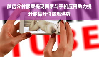 微信分付额度提现商家与手机应用助力提升微信分付额度详解