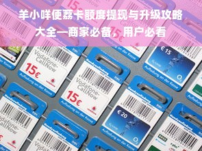 羊小咩便荔卡额度提现与升级攻略大全—商家必备，用户必看