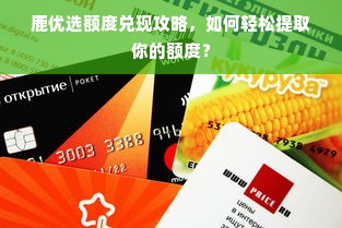 鹿优选额度兑现攻略，如何轻松提取你的额度？