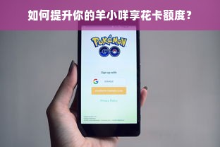 如何提升你的羊小咩享花卡额度？