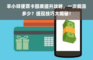 羊小咩便荔卡额度提升攻略，一次能涨多少？提现技巧大揭秘！