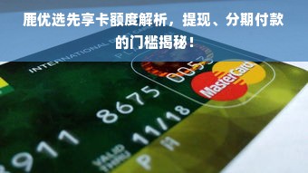 鹿优选先享卡额度解析，提现、分期付款的门槛揭秘！