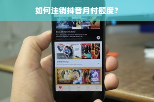 如何注销抖音月付额度？