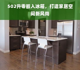 502升零嵌入冰箱，打造家居空间新风尚