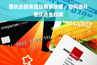 鹿优选额度提现商家攻略，如何提升鹿优选金额度