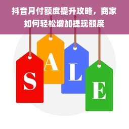 抖音月付额度提升攻略，商家如何轻松增加提现额度