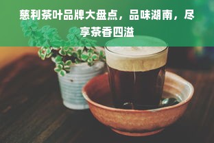 慈利茶叶品牌大盘点，品味湖南，尽享茶香四溢