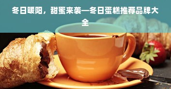 冬日暖阳，甜蜜来袭—冬日蛋糕推荐品牌大全