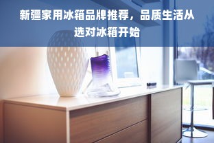 新疆家用冰箱品牌推荐，品质生活从选对冰箱开始