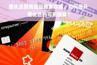 鹿优选额度提现商家攻略，如何提升鹿优选的可用额度？