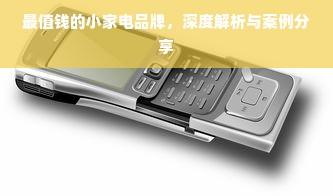 最值钱的小家电品牌，深度解析与案例分享