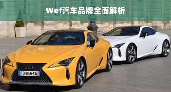 Wef汽车品牌全面解析