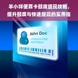 羊小咩便荔卡额度提现攻略，提升额度与快速提现的实用指南