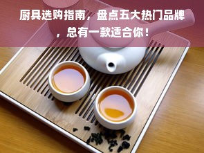 厨具选购指南，盘点五大热门品牌，总有一款适合你！