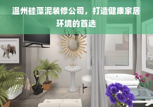 温州硅藻泥装修公司，打造健康家居环境的首选