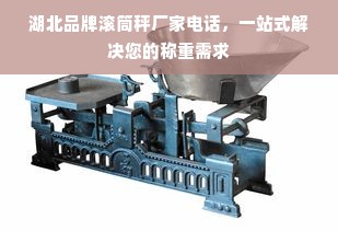 湖北品牌滚筒秤厂家电话，一站式解决您的称重需求