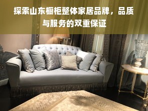 探索山东橱柜整体家居品牌，品质与服务的双重保证