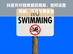 抖音月付额度提现商家，如何设置限制，保障交易安全