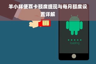羊小咩便荔卡额度提现与每月额度设置详解