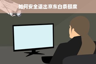 如何安全退出京东白条额度
