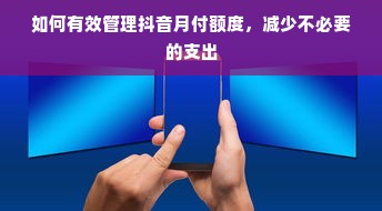 如何有效管理抖音月付额度，减少不必要的支出