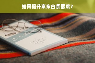 如何提升京东白条额度？
