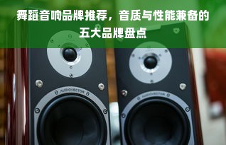 舞蹈音响品牌推荐，音质与性能兼备的五大品牌盘点