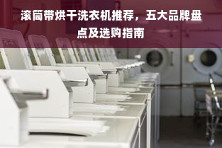 滚筒带烘干洗衣机推荐，五大品牌盘点及选购指南