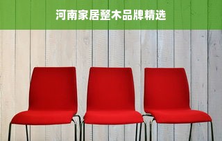 河南家居整木品牌精选