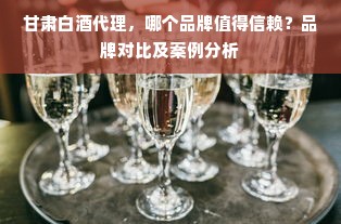 甘肃白酒代理，哪个品牌值得信赖？品牌对比及案例分析