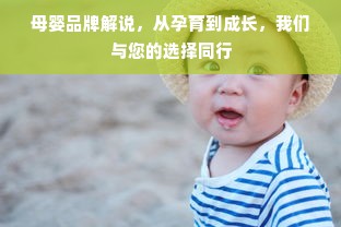 母婴品牌解说，从孕育到成长，我们与您的选择同行