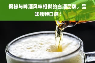 揭秘与啤酒风味相似的白酒品牌，品味独特口感！