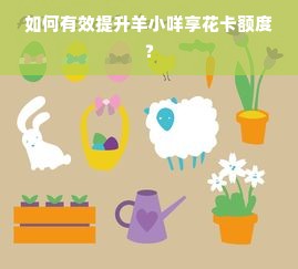 如何有效提升羊小咩享花卡额度？