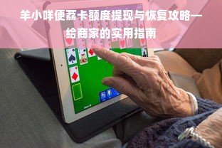 羊小咩便荔卡额度提现与恢复攻略—给商家的实用指南