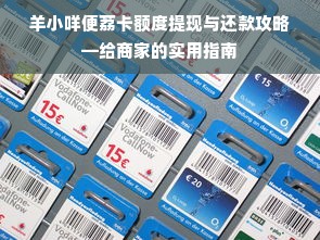 羊小咩便荔卡额度提现与还款攻略—给商家的实用指南