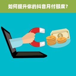 如何提升你的抖音月付额度？