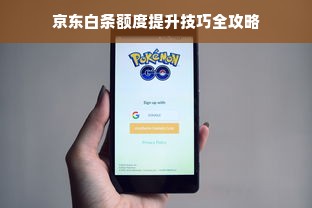 京东白条额度提升技巧全攻略