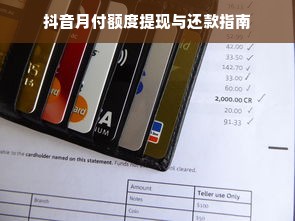 抖音月付额度提现与还款指南