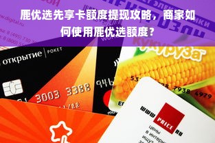 鹿优选先享卡额度提现攻略，商家如何使用鹿优选额度？